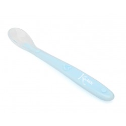 Colher em Silicone Azul +6m...