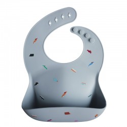 Babete em Silicone Retro...