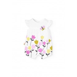 Babygrow curto flores BOBOLI