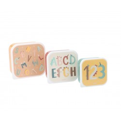 3 Lancheiras Funny Letters...