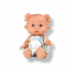 Boneca Nenotin Vestido Flor...