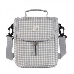 Lancheira I Love Vichy Grey...