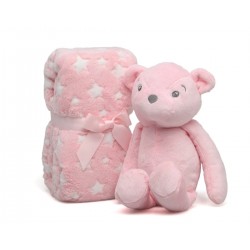 Peluce de Urso Rosa com...