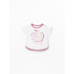 T-shirt com Contraste de...