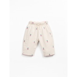 Calça com Mini Ananas Rosa...