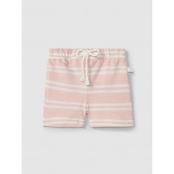 Calções de Riscas Rosa...