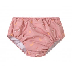 Cueca Fralda Whale Pink...