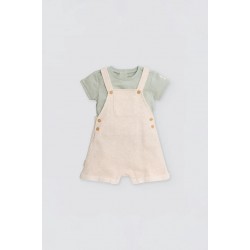 Conjunto Jardineira Frutas